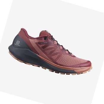 Tenis Para Trail Running Salomon SENSE RIDE 4 Mujer Morados Naranjas | MX 2751ZUT